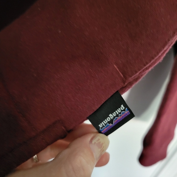 PATAGONIA Pastel P-6 Uprisal Hoodie Sweatshirt Size Small Womens Plum 39557 - Picture 5 of 9